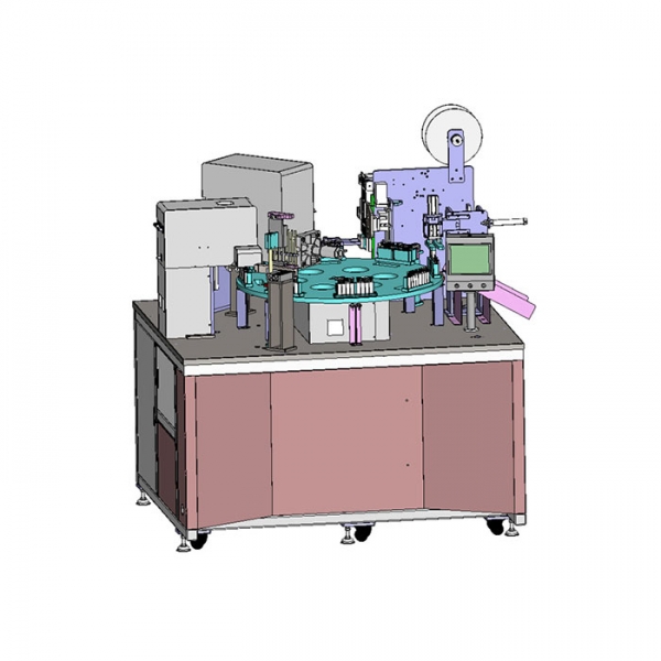 Eyewash liquid filling, sealing and labeling full automaton