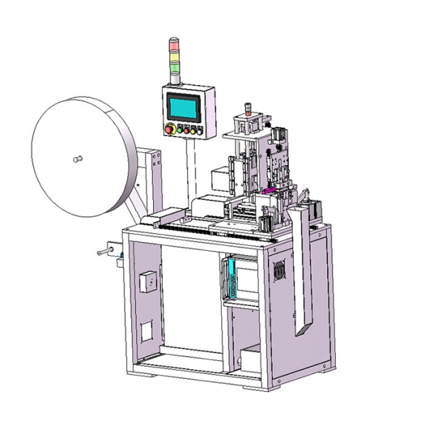 Automobile wiring harness terminal welding machine